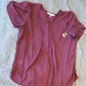 Beautiful Burgundy Daniel Rainn Top